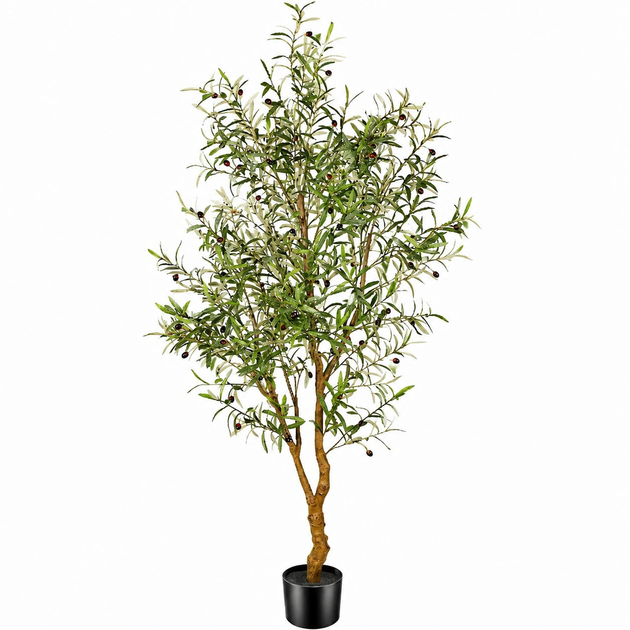 Árbol de Olivo Artificial con Maceta 180 cm Verde
