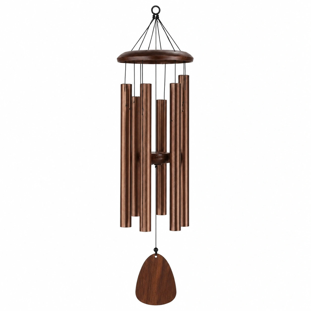 Campana de Viento Metálica de Cobre para Jardín