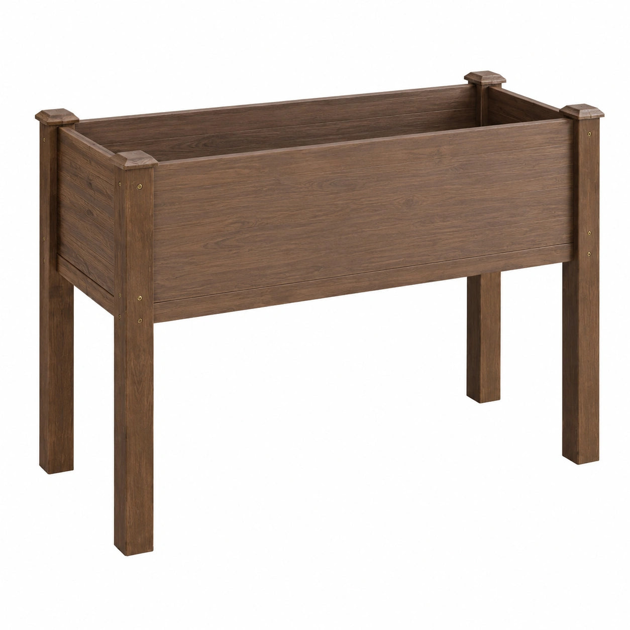 Jardinera Elevada de Madera para Exterior 100x40x80 cm Marrón