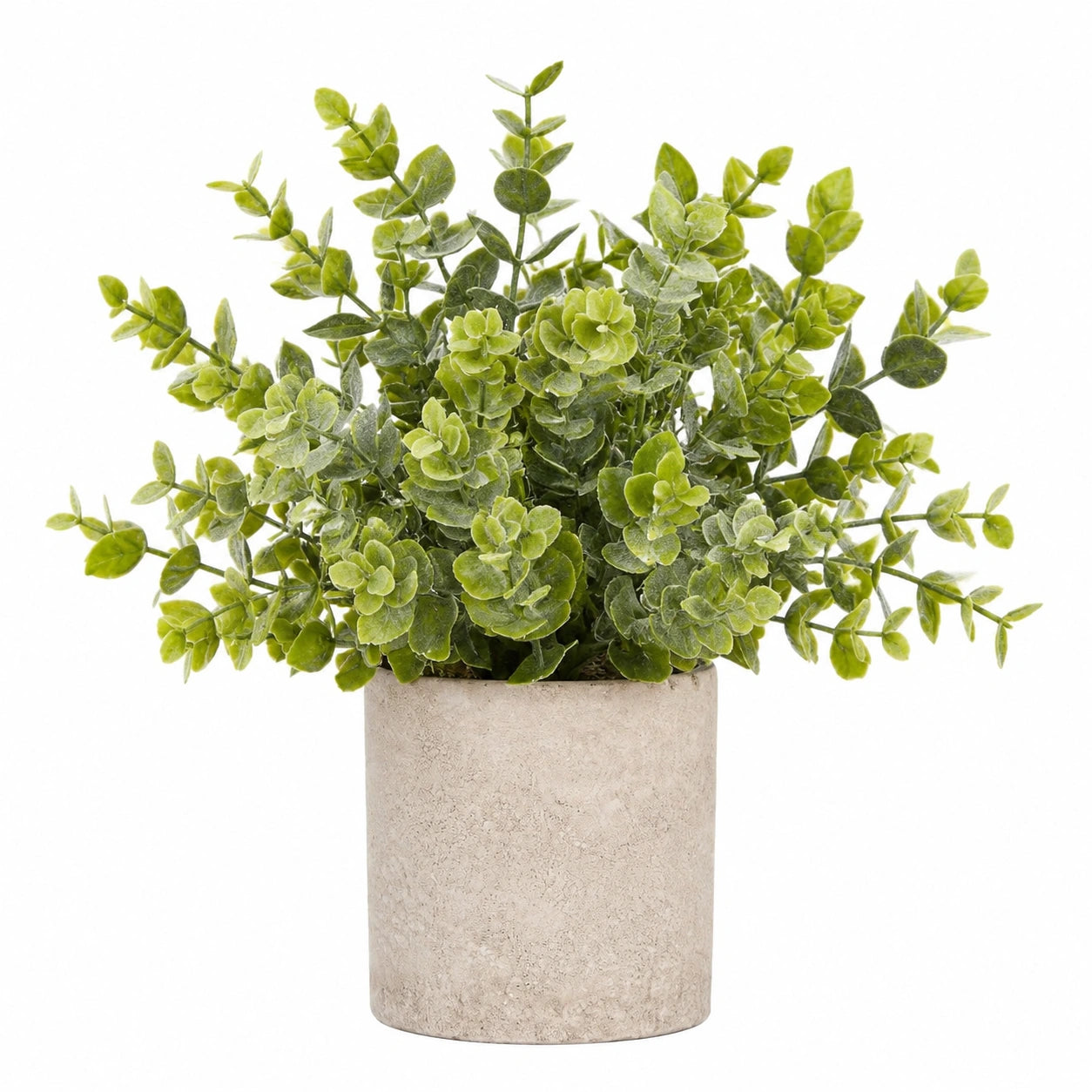 Planta Artificial Verde en Maceta Decorativa de 25 cm
