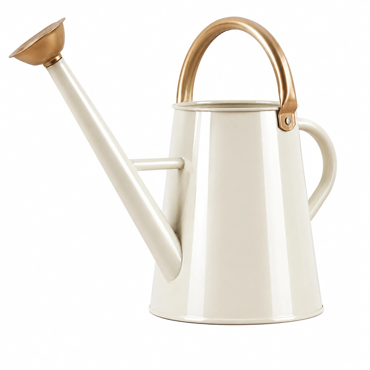 Regadera de Jardín Crema y Dorado 2L
